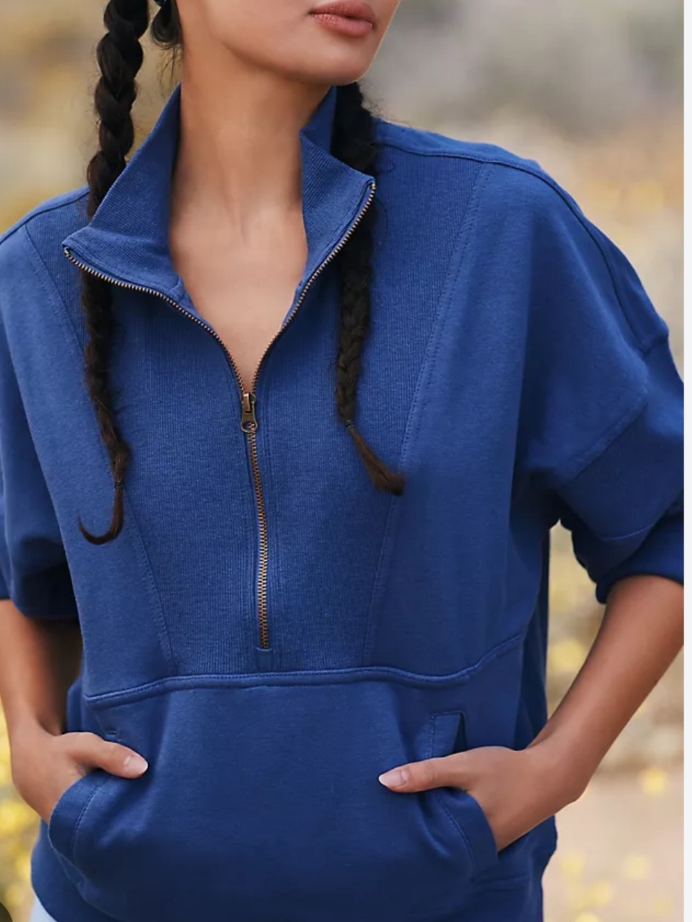 FP Movement by Free People Adeline Half-Zip Relaxed Fit Pullover Sweatshirt